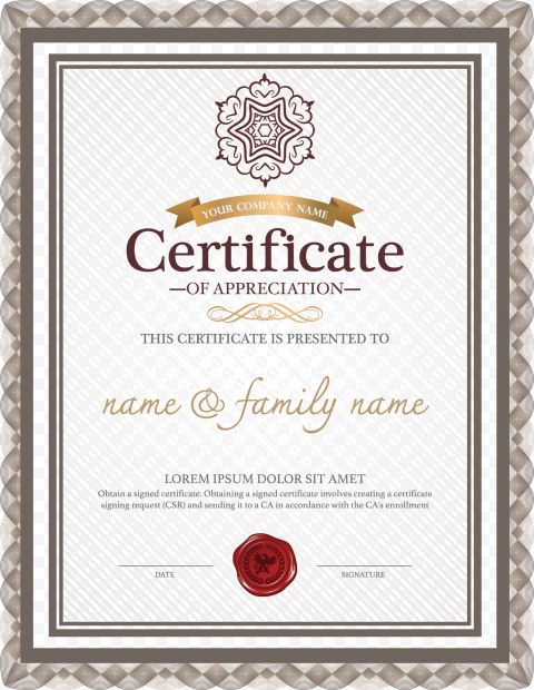 Certifikát